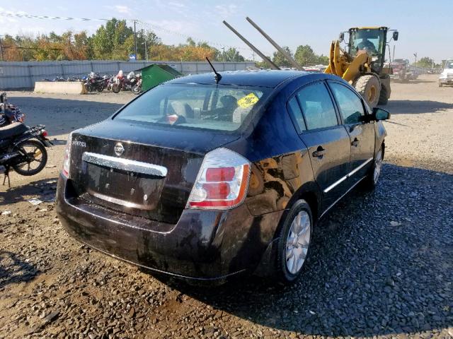 3N1AB6AP1AL621607 - 2010 NISSAN SENTRA 2.0 BLACK photo 4