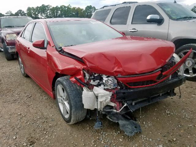 4T1BF1FK0CU605425 - 2012 TOYOTA CAMRY BASE RED photo 1