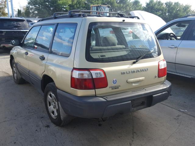 JF1SF63501H748905 - 2001 SUBARU FORESTER L BEIGE photo 3