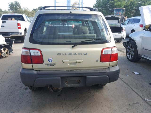 JF1SF63501H748905 - 2001 SUBARU FORESTER L BEIGE photo 9