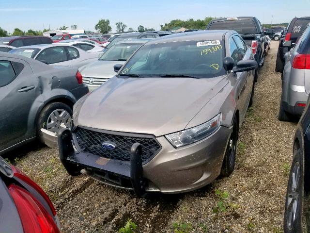 1FAHP2M82DG121447 - 2013 FORD TAURUS POL CHARCOAL photo 2