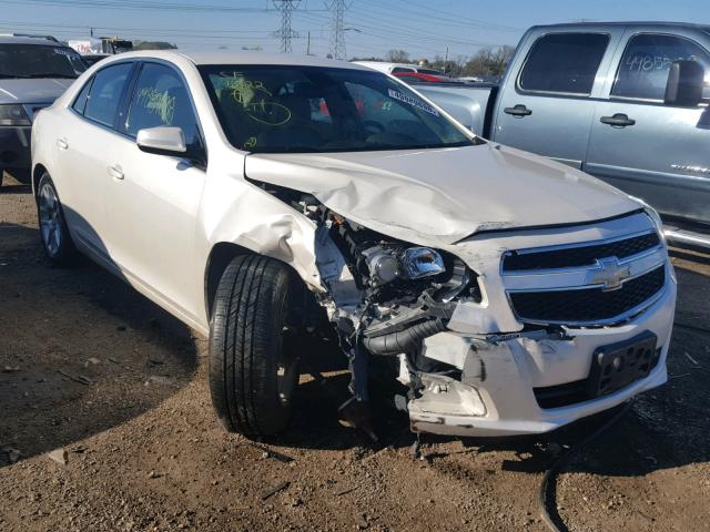 1G11F5RR1DF126977 - 2013 CHEVROLET MALIBU 2LT WHITE photo 1