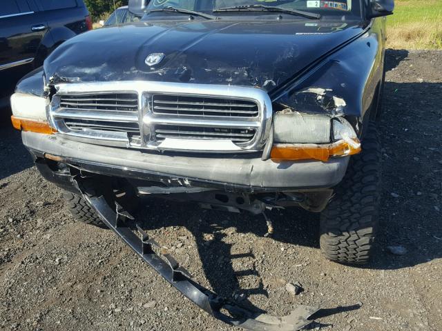 1D7HG32N44S549998 - 2004 DODGE DAKOTA SPO BLACK photo 9