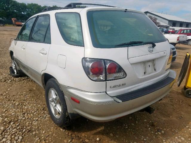 JTJHF10U210172362 - 2001 LEXUS RX 300 WHITE photo 3