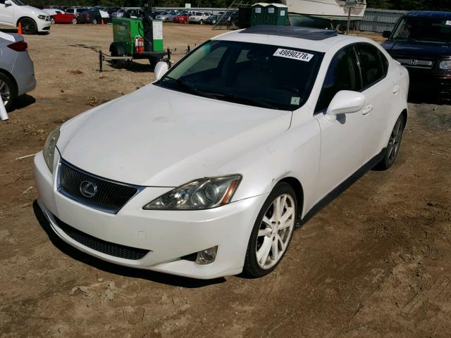 JTHBE262X85019182 - 2008 LEXUS IS 350 WHITE photo 2