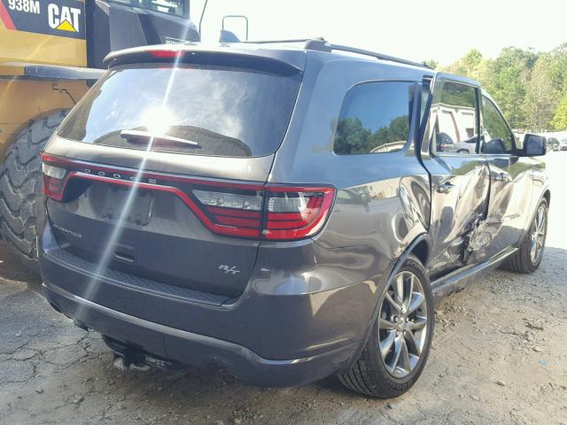 1C4SDHCT6EC975268 - 2014 DODGE DURANGO R/ GRAY photo 4