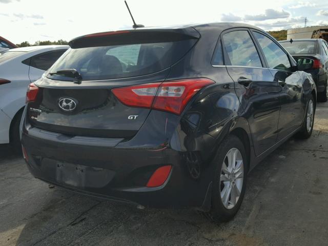 KMHD35LH6FU239833 - 2015 HYUNDAI ELANTRA GT BLACK photo 4