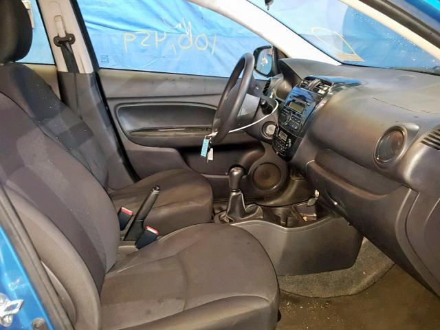 ML32A3HJ3FH055463 - 2015 MITSUBISHI MIRAGE DE BLUE photo 5