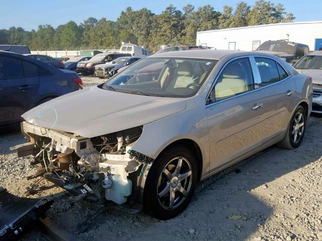 1G11C5SA1DF341515 - 2013 CHEVROLET MALIBU 1LT GOLD photo 2