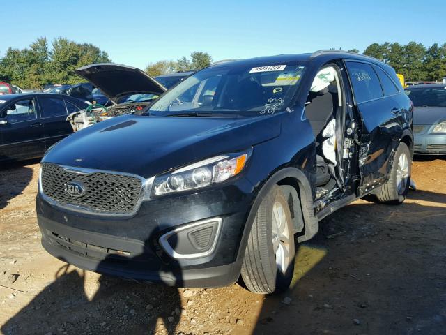 5XYPG4A59JG375408 - 2018 KIA SORENTO LX BLACK photo 2