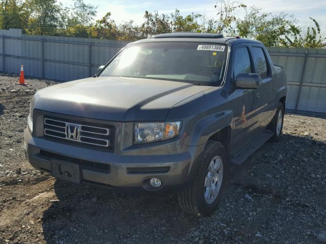 2HJYK165X8H500658 - 2008 HONDA RIDGELINE GRAY photo 2