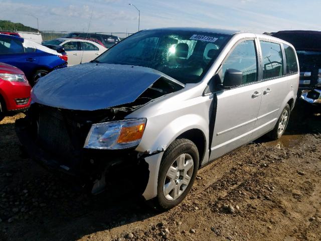 2D4RN4DE2AR486679 - 2010 DODGE CARAVAN SILVER photo 2