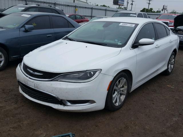 1C3CCCAB0FN691939 - 2015 CHRYSLER 200 LIMITE WHITE photo 2