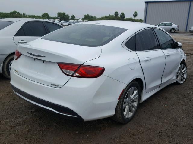 1C3CCCAB0FN691939 - 2015 CHRYSLER 200 LIMITE WHITE photo 4