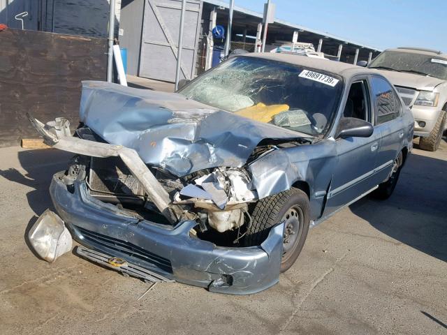 2HGEJ6616YH533596 - 2000 HONDA CIVIC BASE Yaşıl foto 2