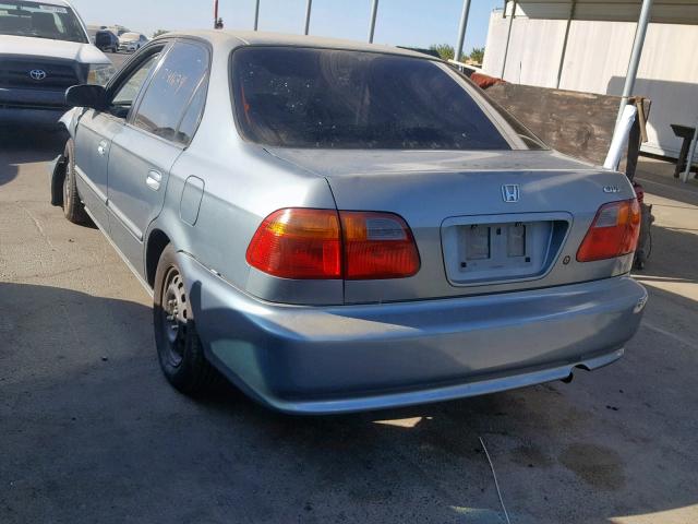 2HGEJ6616YH533596 - 2000 HONDA CIVIC BASE Yaşıl foto 3