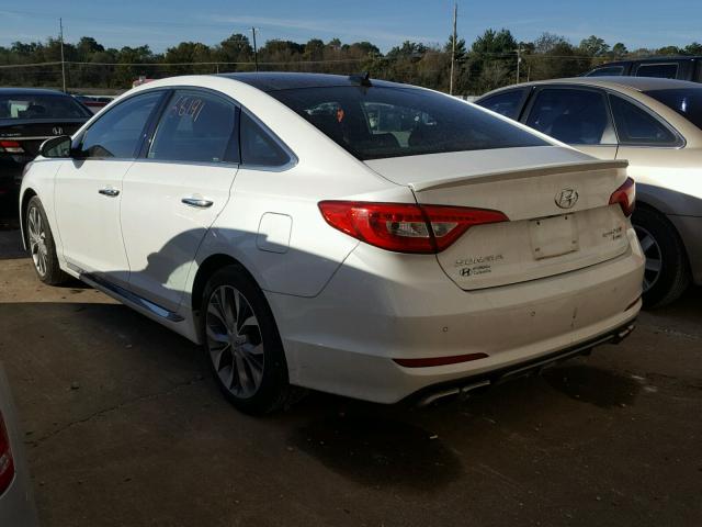 5NPE34AB0FH193248 - 2015 HYUNDAI SONATA SPO WHITE photo 3