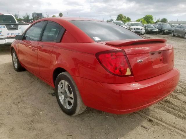 1G8AW12F64Z121010 - 2004 SATURN ION LEVEL RED photo 3