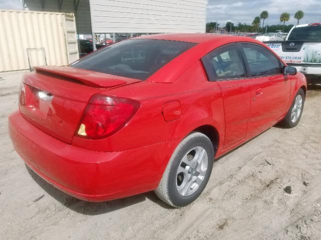 1G8AW12F64Z121010 - 2004 SATURN ION LEVEL RED photo 4
