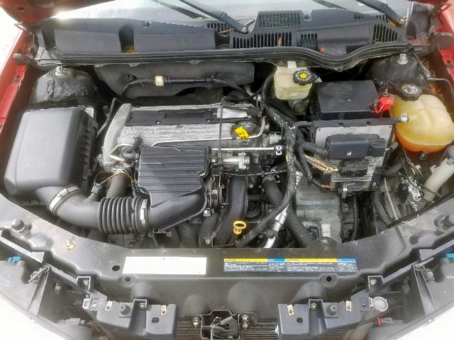 1G8AW12F64Z121010 - 2004 SATURN ION LEVEL RED photo 7