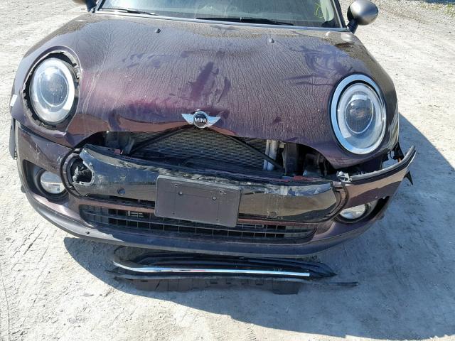 WMWLU1C54H2F28218 - 2017 MINI COOPER CLU MAROON photo 9