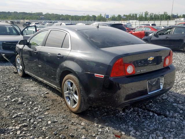 1G1ZC5EB9AF129433 - 2010 CHEVROLET MALIBU 1LT 黑色 照片 3