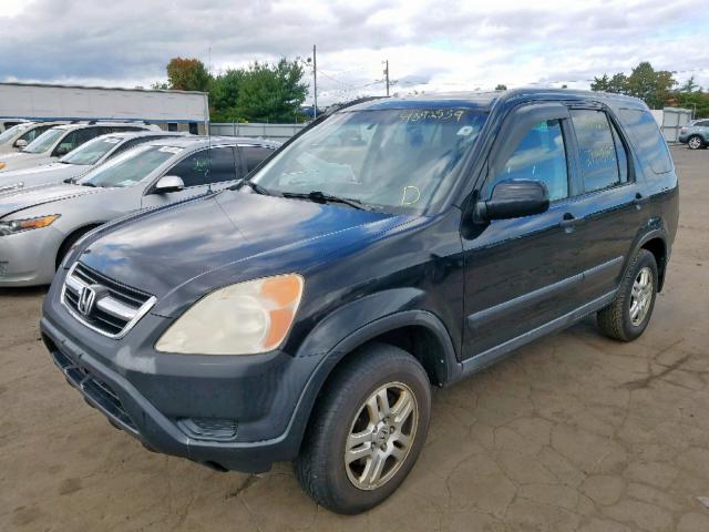 SHSRD78853U137674 - 2003 HONDA CR-V EX BLACK photo 2