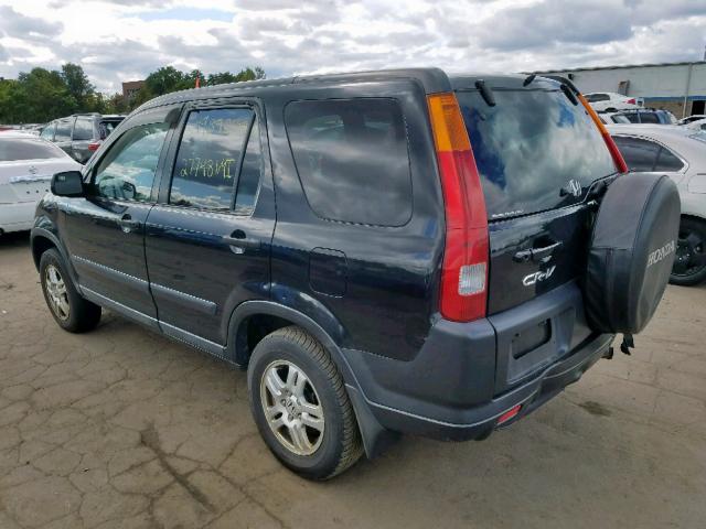 SHSRD78853U137674 - 2003 HONDA CR-V EX BLACK photo 3