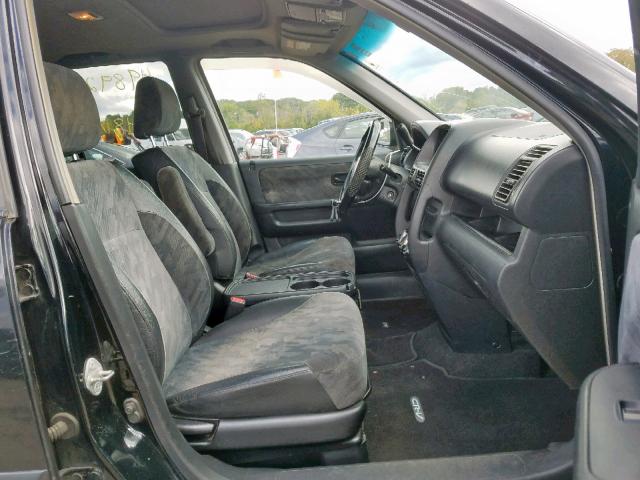 SHSRD78853U137674 - 2003 HONDA CR-V EX BLACK photo 5