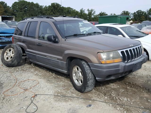 1J4GX48S31C582855 - 2001 JEEP GRAND CHER TAN photo 1