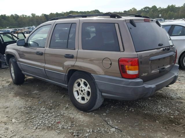 1J4GX48S31C582855 - 2001 JEEP GRAND CHER TAN photo 3