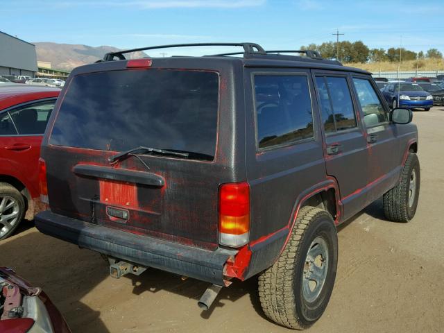 1J4FF68S1XL561991 - 1999 JEEP CHEROKEE BLACK photo 4