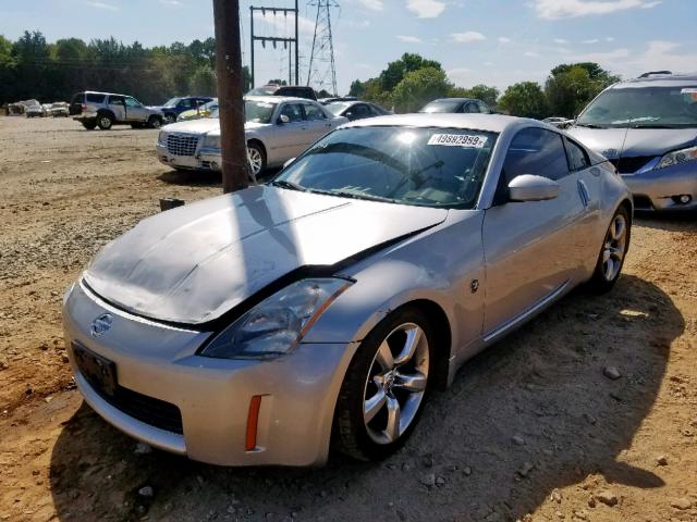 JN1AZ34D93T118482 - 2003 NISSAN 350Z COUPE SILVER photo 2