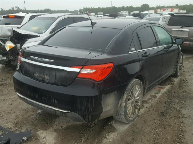 1C3CCBAB9CN262465 - 2012 CHRYSLER 200 LX BLACK photo 4