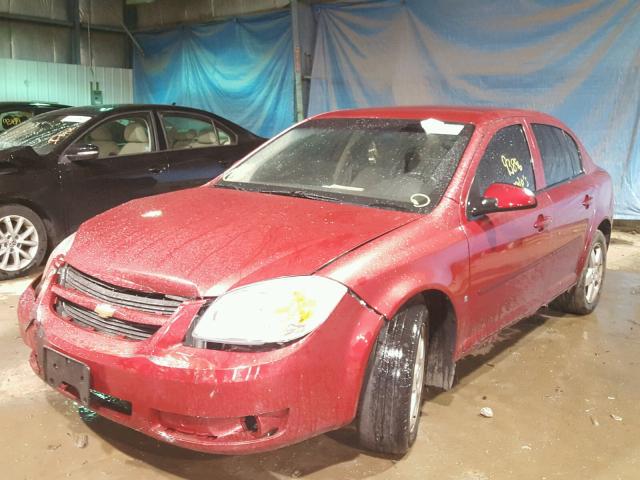 1G1AL55FX77244237 - 2007 CHEVROLET COBALT LT BURGUNDY photo 2