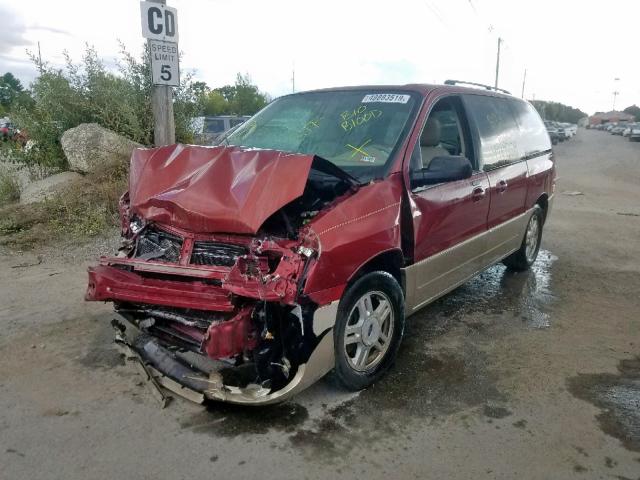 2FMDA58205BA26682 - 2005 FORD FREESTAR L MAROON photo 2