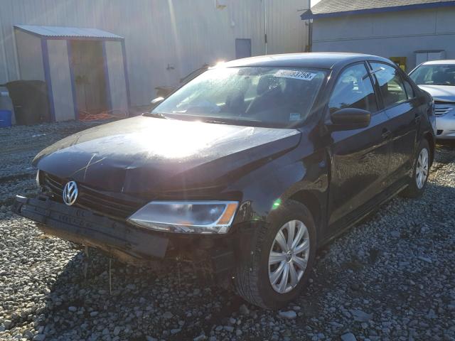 3VW1K7AJ4DM300364 - 2013 VOLKSWAGEN JETTA BASE Սև լուսանկար 2