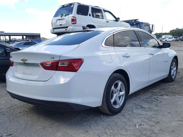 1G1ZB5ST0GF256371 - 2016 CHEVROLET MALIBU LS 白色 照片 4