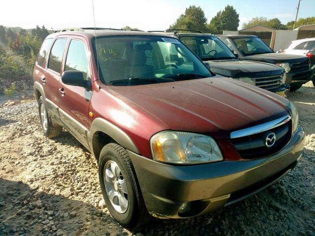 4F2YZ041X3KM28436 - 2003 MAZDA TRIBUTE LX BURGUNDY photo 1