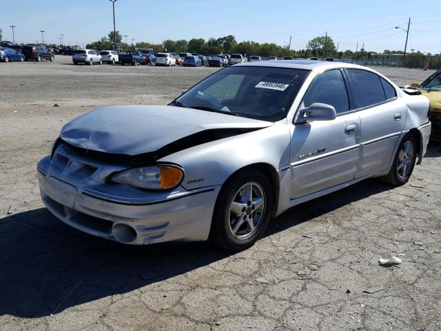 1G2NW52E01C174942 - 2001 PONTIAC GRAND AM G SILVER photo 2