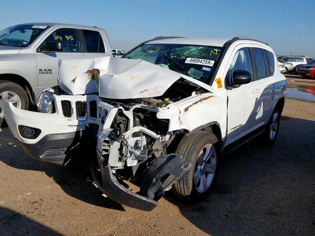 1C4NJCBA4GD648583 - 2016 JEEP COMPASS SP WHITE photo 2