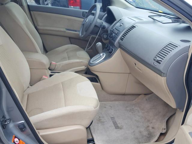 3N1AB61E38L720776 - 2008 NISSAN SENTRA 2.0 SILVER photo 5