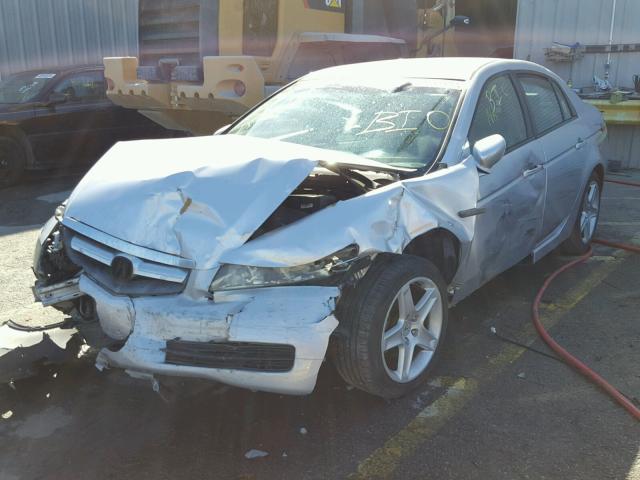 19UUA66295A063868 - 2005 ACURA TL SILVER photo 2