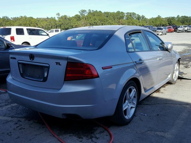 19UUA66295A063868 - 2005 ACURA TL SILVER photo 4