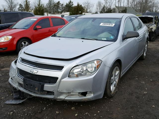 1G1ZB5EB4AF172175 - 2010 CHEVROLET MALIBU LS 银色 照片 2