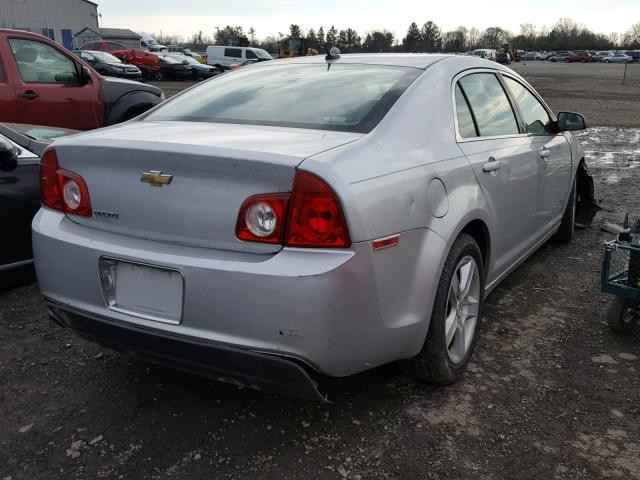 1G1ZB5EB4AF172175 - 2010 CHEVROLET MALIBU LS 银色 照片 4