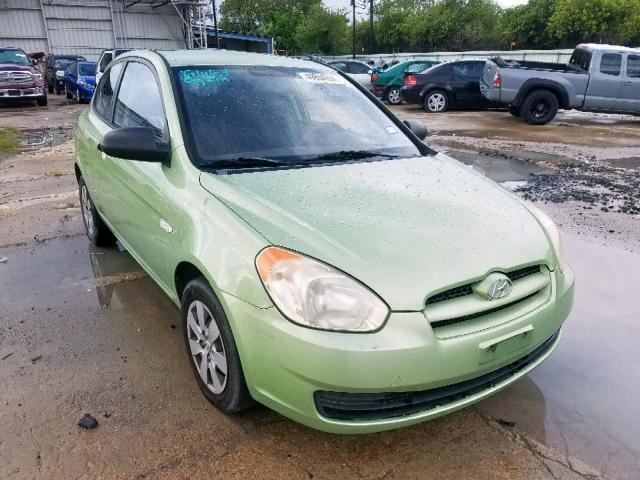 KMHCM36C09U111637 - 2009 HYUNDAI ACCENT GS GREEN photo 1