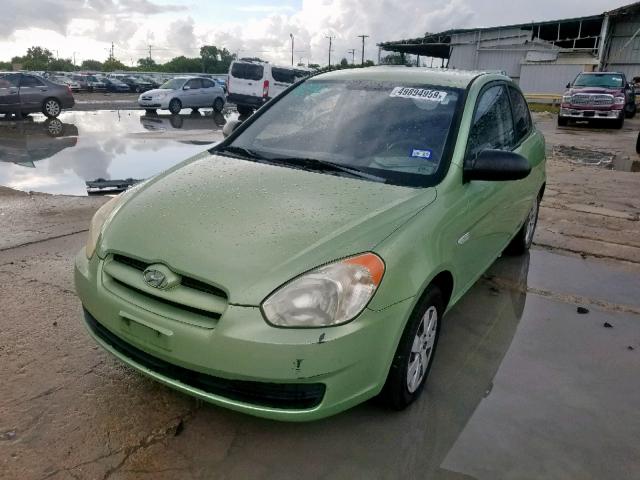 KMHCM36C09U111637 - 2009 HYUNDAI ACCENT GS GREEN photo 2