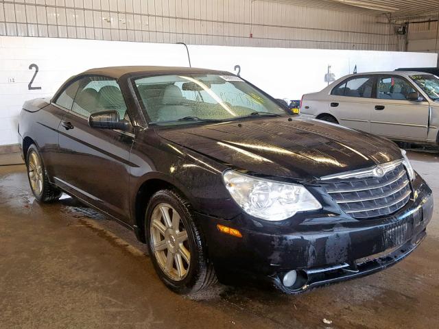 1C3LC55R38N681315 - 2008 CHRYSLER SEBRING TO BLACK photo 1