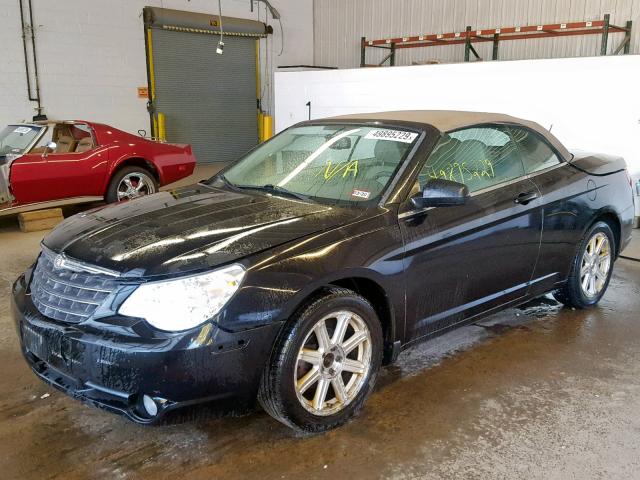 1C3LC55R38N681315 - 2008 CHRYSLER SEBRING TO BLACK photo 2